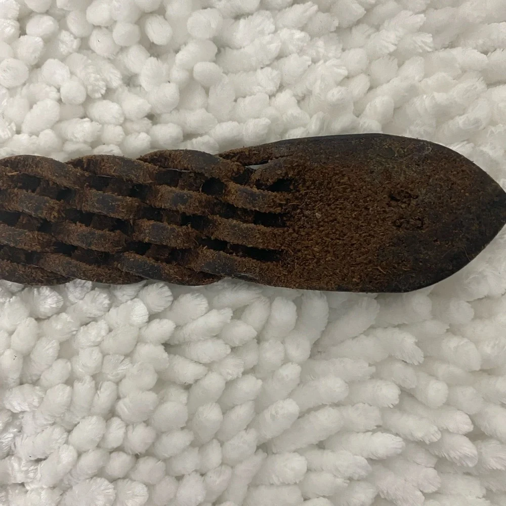 Genuine Leather Braided Belt